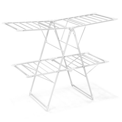 Lavish Home Collapsible Clothes Drying Rack, White : Target
