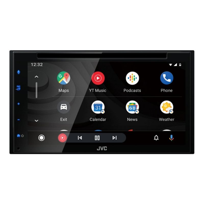 JVC KW-V66BT 6.8" Touchscreen Receiver Compatible with Apple CarPlay & Android Auto Bundled with 1 Pair PR6512IS 6.5" Coax Speakers, 3 of 9