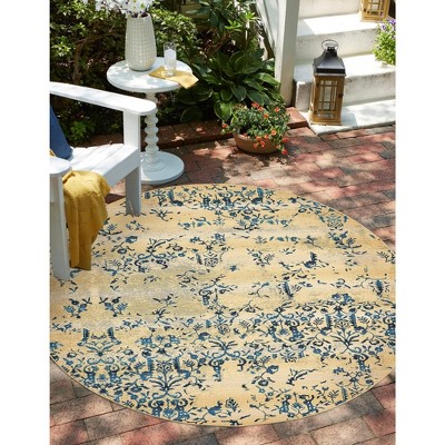 Unique Loom  Outdoor Botanical Ivy Area Rug