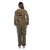 Just Love Womens One Animal Print Adult Bodysuit Hooded Pajamas - 4 of 4