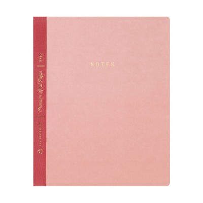 Small Hardcover Journal Notebook with Dusty Pink Linen Covers