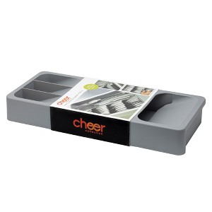 Cheer Collection Kitchen Drawer Expandable Cutlery Organizer - 1 of 4