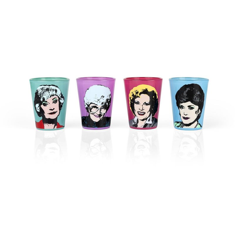 Just Funky The Golden Girls 2-Ounce Character Mini Glasses | Set of 4, 2 of 7