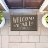 Stupell Industries Welcome Y'all Rustic Printed Outdoor Door Mat, design by Darlene Seale, 18"x30" - 3 of 4