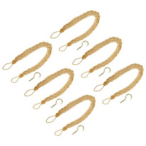 Unique Bargains Hand Woven Decorative Braided Curtain Tiebacks - 1 of 4