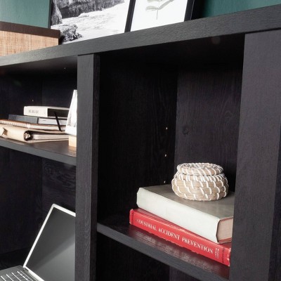 Raven Oak 60" Computer Hutch with Adjustable Shelves