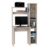 CAVINAS Home Office Desk Modern Writing Desk with 6 Open Storage Shelves for Office, Study - 4 of 4