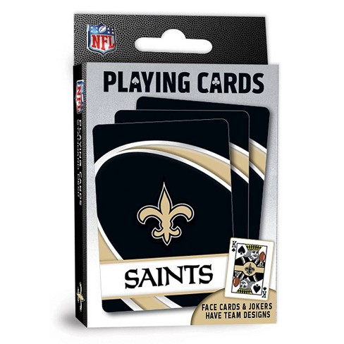 MasterPieces Officially Licensed NFL New Orleans Saints 2-Pack Playing  cards & Dice set for Adults