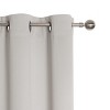 Kate Aurora Kate Aurora 2 Piece Solid Colored Room Darkening Grommet Top Thermal Window Curtain Panels - 2 of 4