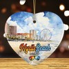 Classic Myrtle Beach Artistic Handcrafted Christmas Ornament, South Carolina Souvenir and Keepsake Decor| OrnamentallyYou - 2 of 4
