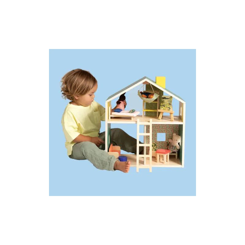 Manhattan Toy Little Nook 19-Piece Wooden Playhouse with Loft for Kids 3 + Year Old and Up, 5 of 8