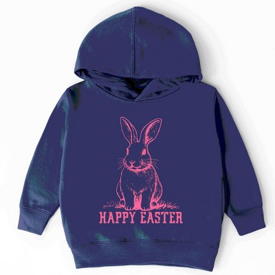 The Juniper Shop Happy Easter Bunny Outline Toddler Hoodie