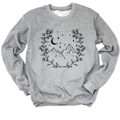 Simply Sage Market Women's Mountain Wreath Gildan Sweatshirt