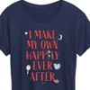 Women's - Disney - Make Own Happily Ever After Short Sleeve Graphic T-Shirt - 2 of 4
