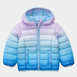 Rokka&Rolla Toddler Little Girls' Light Puffer Jacket Winter Coat - 1 of 4