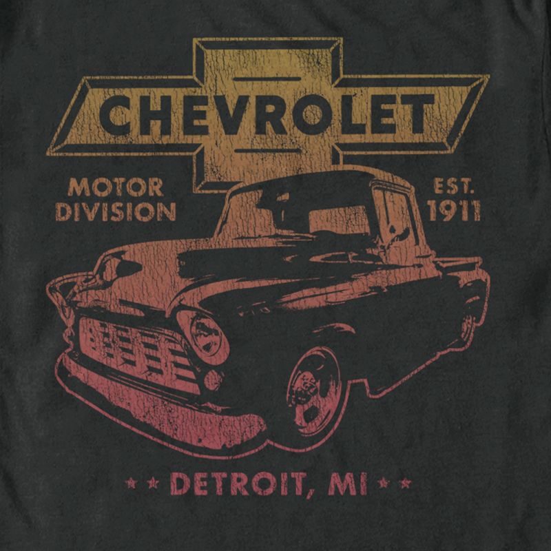 Men's General Motors Retro Chevrolet Muscle Truck T-Shirt, 2 of 6