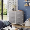 Dresser for Bedroom, 6 Drawer Storage Chest, Fabric Tower with Bins - 2 of 4