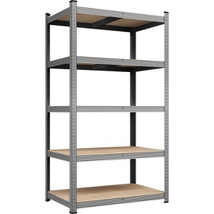 Yaheetech 71in 5-Tier Metal Storage Rack 5 Adjustable Shelves Boltless Shelving - 1 of 4