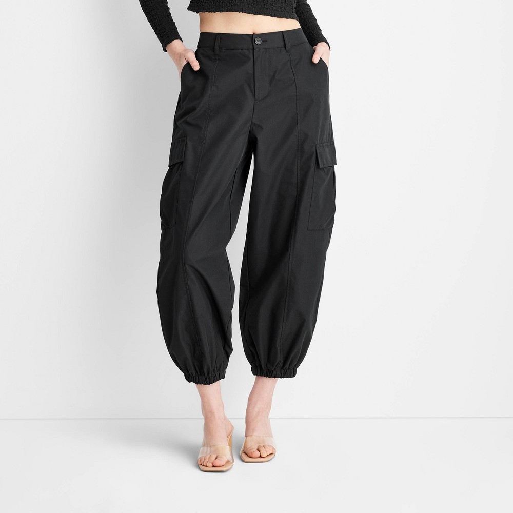 Women's High-Rise Cargo Pants - Future Collective with Gabriella Karefa-Johnson Black XXS