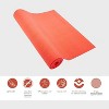 Wai Lana Yoga and Pilates Mat (Color: Coral)- 1/4 Inch Extra Thick Non-Slip Stylish, Latex-Free, Lightweight, Optimum Comfort - 2 of 2