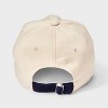 Go Sports Two-Toned Baseball Hat - Universal Thread™ Beige/Navy Blue - 3 of 4