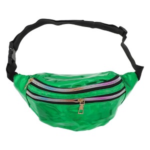 Unique Bargains Stylish Reflective Holographic Sports Waist Bag 1 Pc - 1 of 4