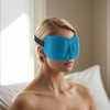 Unique Bargains Breathable Elastic Band 3D Sleep Mask 1 Pc - 2 of 4