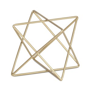 Cheung's Eclipta Golden Metal Octagram Table Decor Small - 1 of 4