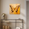 Art Remedy Golden Ochre Butterfly Elegant Butterfly Wall Art Unframed - 2 of 4