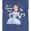 Girls' - Disney Princess - Cinderella On Princess Time Fitted Short Sleeve Graphic T-Shirt - 2 of 4