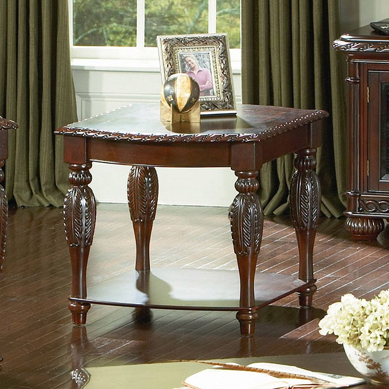 Arabella End Table - Cherry - Steve Silver Co., 3 of 5