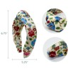 Wrapables Wide Knotted Headbands, Top Knot Headbands for Women and Girls, Floral - 2 of 4