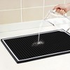 REGALWOVEN Waterproof & Durable Bordered Textured Silicone Dish Drying Mat for Sink Area - 3 of 4