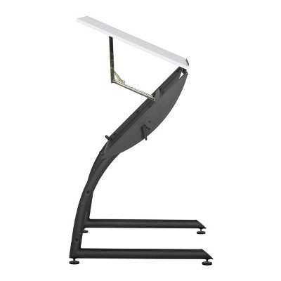 TriFlex White Adjustable Height Craft and Drawing Desk
