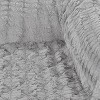 Sure Fit 28"x32" Pet Fido Fur Three Sided Bolster Pet Bed Couch Protector Medium Light Gray: Indoor Microfiber Slipcover - 4 of 4