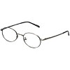 Calabria Metal Flex Designer Reading Glasses Model M in Ant-Pewter 48mm X-SMALL - 2 of 4