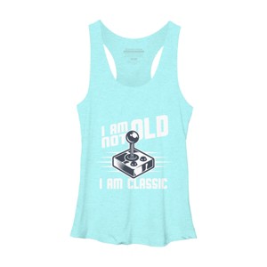 Women's Design By Humans I Am not Old I am Classic By nerdycorner Racerback Tank Top - 1 of 2