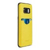 Reiko Samsung Galaxy S8 Edge /S8+/ S8 Plus Anti-Slip Texture Protector Cover with Card Slot in Yellow - 2 of 4