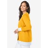 Jessica London Women's Plus Size Fine Gauge Cardigan - 4 of 4