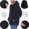 Alpine Swiss Mens Waterproof Ski Jacket Hooded Snowboarding Coat Warm Winter Snow Jacket Raincoat - 3 of 4