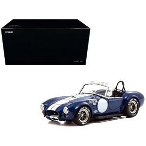 Shelby Cobra 427 S/C Blue with White Stripes and Race Graphics 1