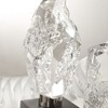 Uttermost Crystal Peak Sculptures-Modern Crystal Formations with Polished Nickel, Set of 2 - 4 of 4