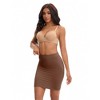 INSPIRE CHIC Women's High Waist Tummy Control Under Skirt Seamless Half Slips Shaping Under Mini Dress - 4 of 4