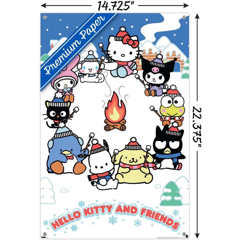 Trends International Hello Kitty and Friends: 24 Aspen - Marshmallows Unframed Wall Poster Prints, 3 of 7
