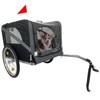 VisioGear Dog Bike Stroller, Folding Pet Stroller Car for Bicycle, Folding Pet Carrier with 2 Entrances, Black, 54.33"*28.54"*30.7" - 4 of 4