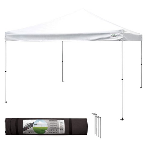 12x12 straight shop leg canopy