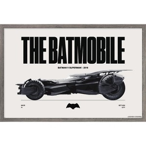 Trends International DC Comics Batman: 85th Anniversary - The Batmobile 2016 Framed Wall Poster Prints - 1 of 4