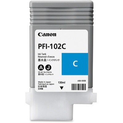 Canon Ink Tank f/iPF510/600/710 Series 130ml Cyan 0896B001AA