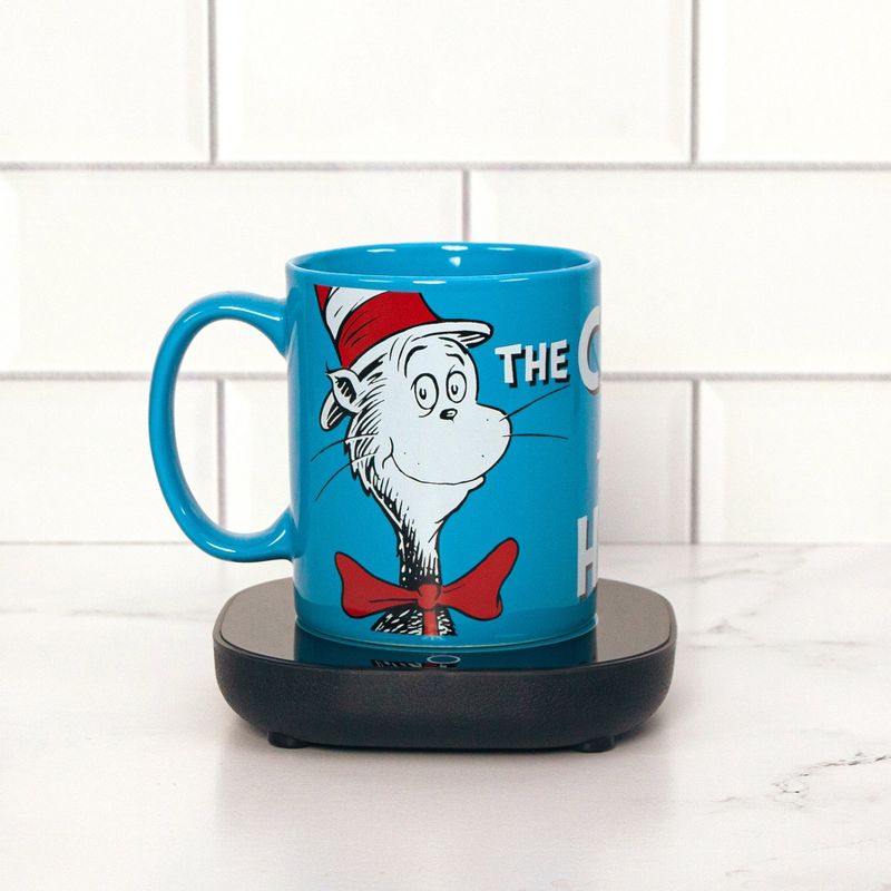 Uncanny Brands Dr. Seuss Cat In The Hat Mug with Warmer, 4 of 6