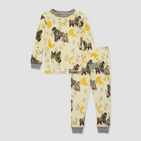 Mens Scheermes Dempsey Burt's Bees Baby® Boys' Pajama Set - Lemon Yellow 12 : Target
